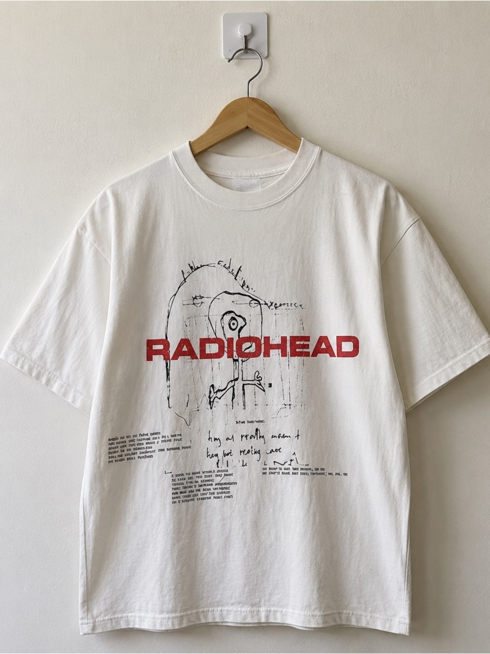 Gildan White Short Sleeve Radiohead Graphic Tee